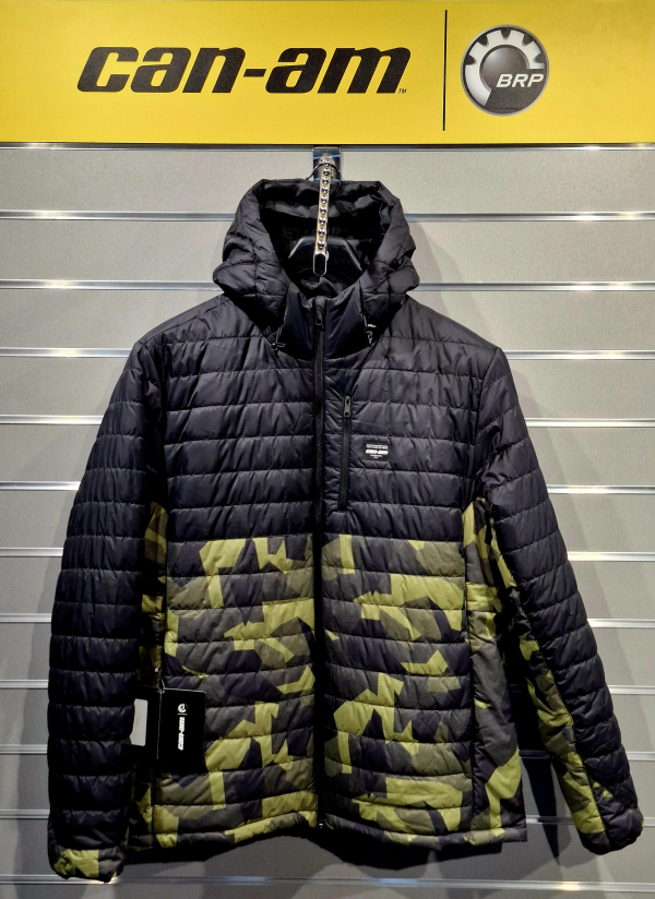 Pánska ľahká bunda BRP modrá-camo / logo can-am