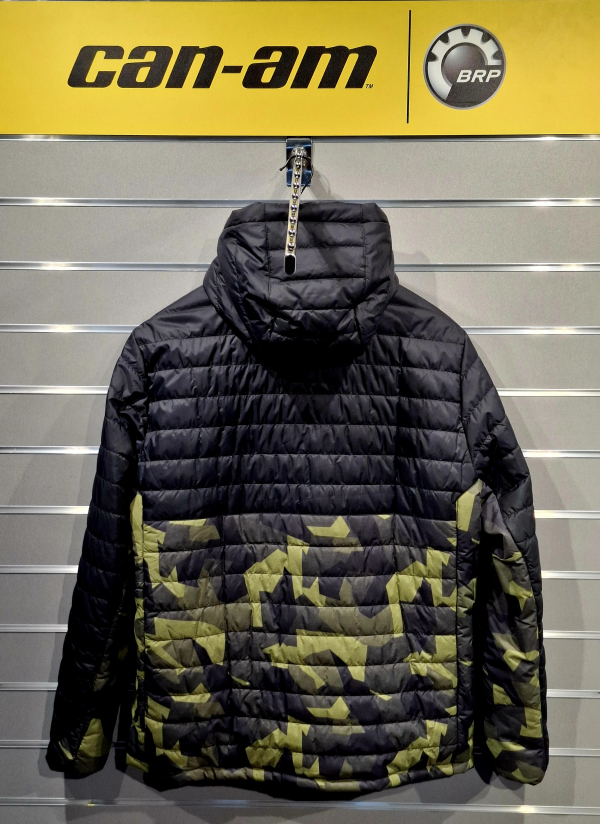 Pánska ľahká bunda BRP modrá-camo / logo can-am