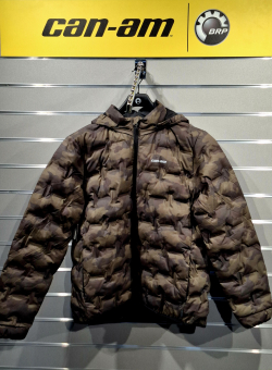 Pánska ľahká bunda BRP kamufláž / logo Can-Am