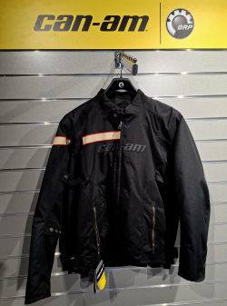 Pánska bunda BRP čierna / čierne logo can-am