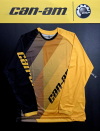 Pánsky dres BRP odtiene žltej / čierne logo can-am