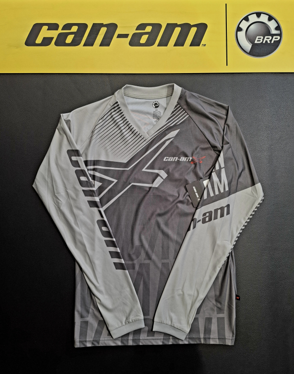 Dámsky dres BRP odtiene sivej / logo X-TEAM