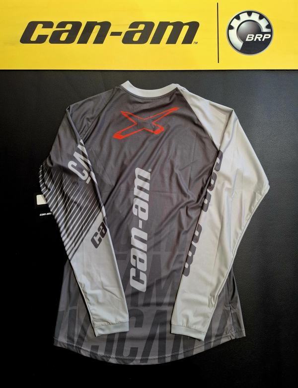 Dámsky dres BRP odtiene sivej / logo X-TEAM