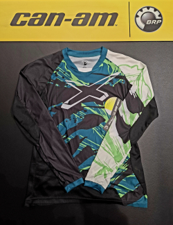 Dámsky dres BRP modro-zelený  / logo X-TEAM