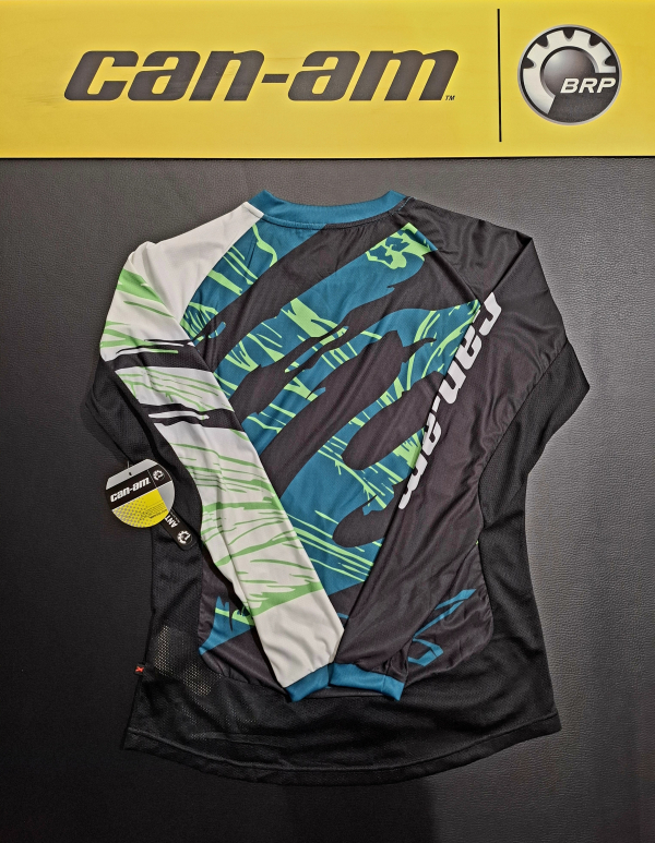 Dámsky dres BRP modro-zelený  / logo X-TEAM