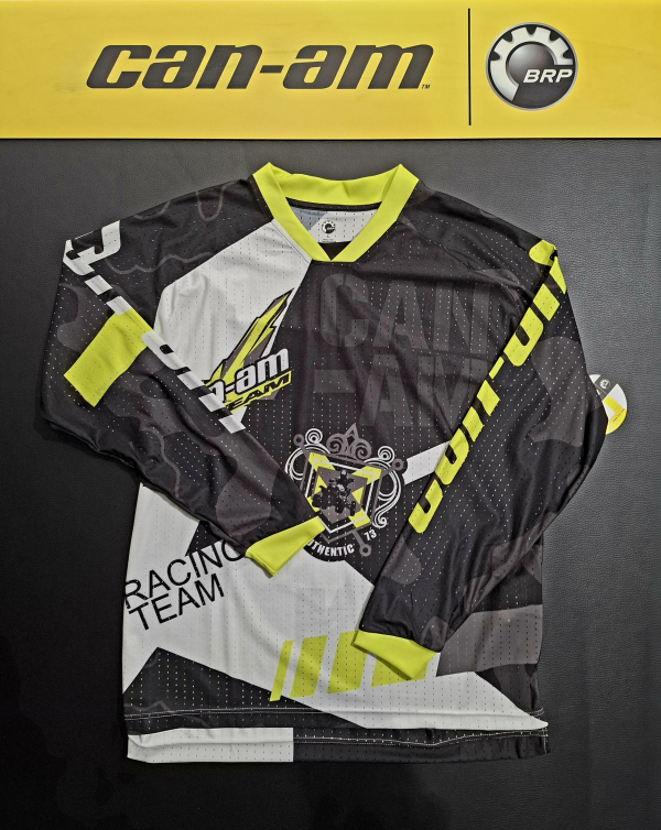 Pánsky dres BRP bielo-čierny / logo can-am