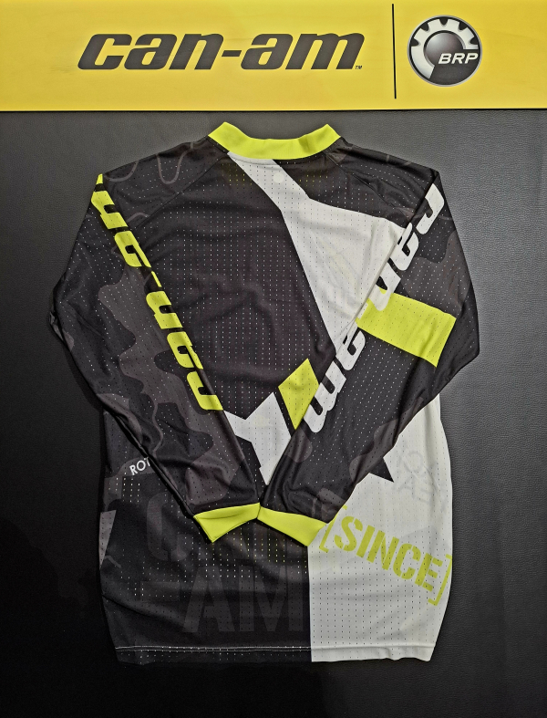 Pánsky dres BRP bielo-čierny / logo can-am