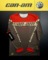Pánsky dres BRP červeno-hnedý / logo can-am