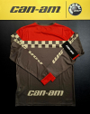 Pánsky dres BRP červeno-hnedý / logo can-am