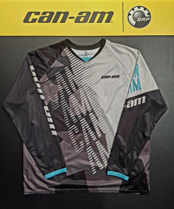 Pánsky dres Can-Am sivo-čierny / logo can-am