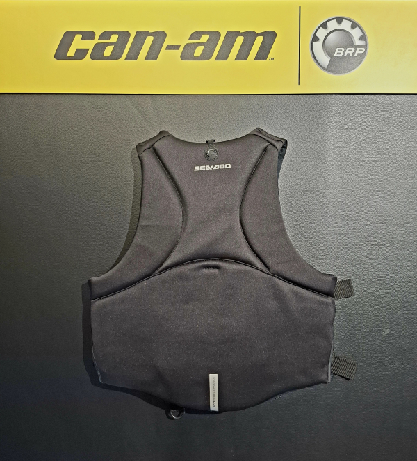 Plavecká vesta Sea-Doo Airflow sivo-čierna