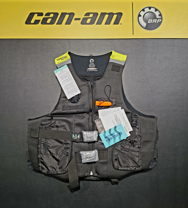 Plavecká vesta Sea-Doo Explorer čierna