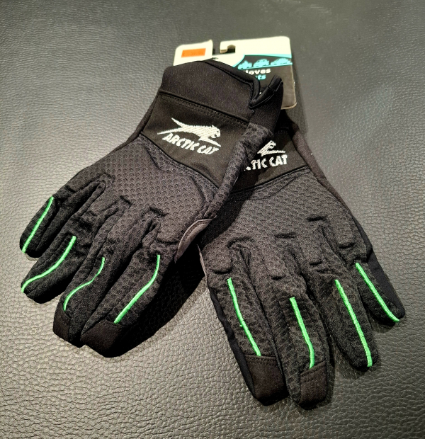 Pánske textilné rukavice Arctic Cat, čierno-zelené