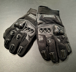 Pánske textilné rukavice DAX, čierne