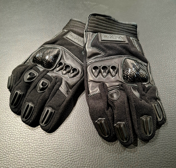 Pánske textilné rukavice DAX, čierne