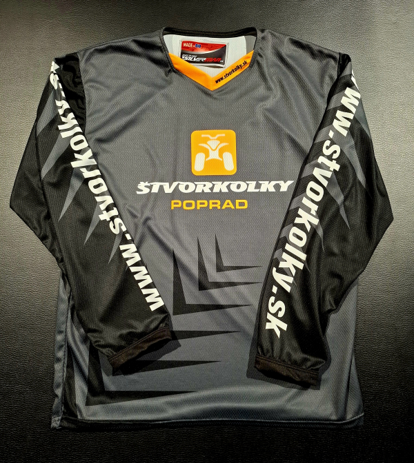 Pánsky dres 4-kolky / sivé