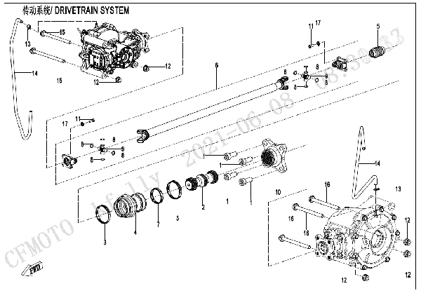 F30 DRIVETRAIN SHAFT
