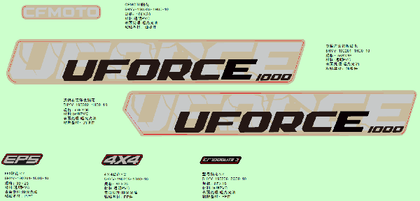 F19‑2-B DECAL KITS (EU167,DESERT TAN)