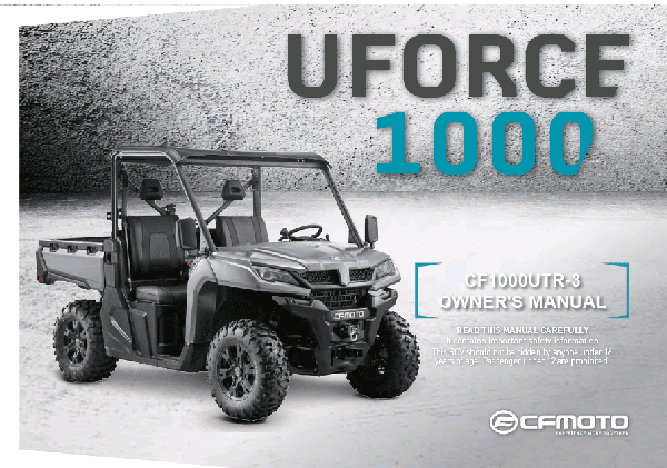 F38‑C OWNER'S MANUAL (FRENCH)