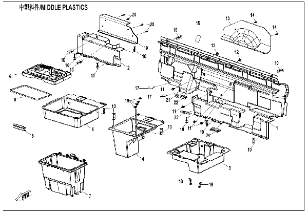 F04‑4-V2 MIDDLE PLASTICS