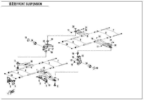 F05‑1-V2 FRONT SUSPENSION