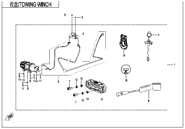F15‑2-V1 TOWING WINCH