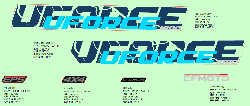 F19‑2-A DECAL KITS (EU167, TWILIGHT BLUE)