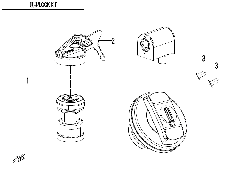 F01‑A-V2 LOCK KIT(FUEL TANK CAP WITH KEYHOLE)