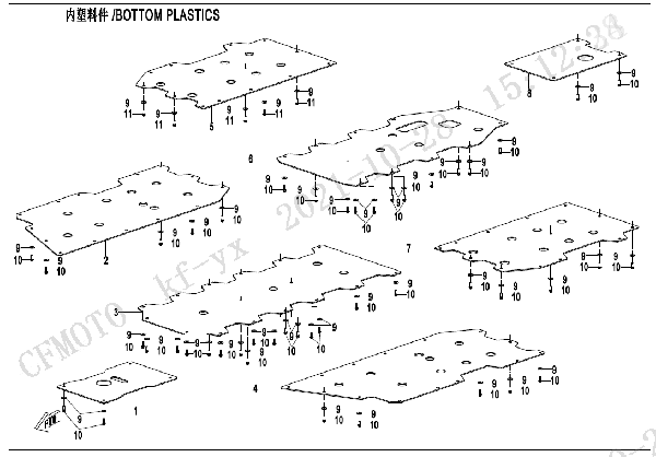 F04‑8-V1 BOTTOM PLASTICS
