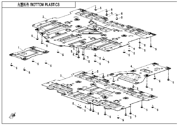 F04‑8-V2 BOTTOM PLASTICS