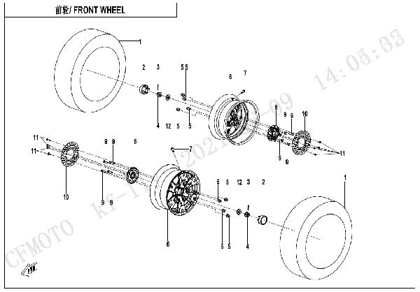 F07 FRONT WHEEL