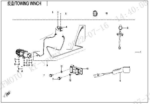 F15‑2 TOWING WINCH
