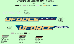 F19‑2-B DECAL KITS (TWILIGHT BLUE)