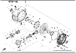 F33‑B REAR AXLE (NO DIFFERENTIAL)