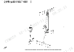 F34‑4 SEAT BELT ASSY (BACK SEAT)