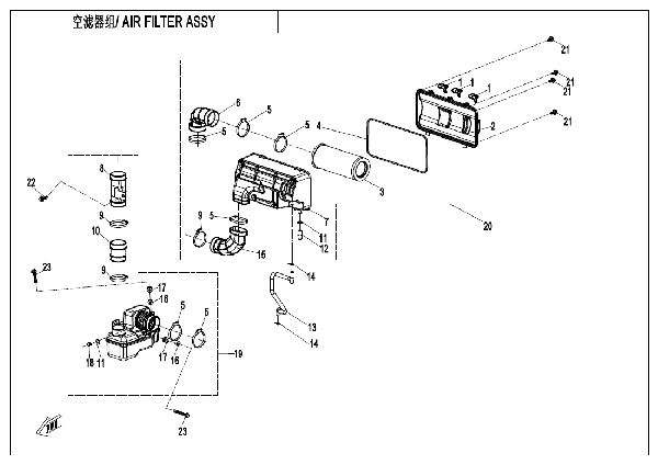 F41 AIR FILTER ASSY