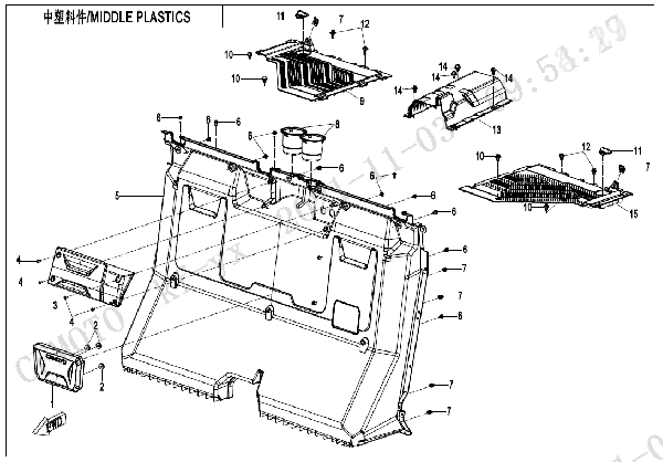 F04‑4 MIDDLE PLASTICS