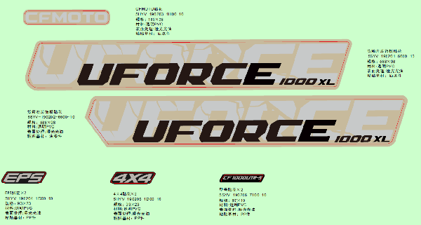 F19‑2-A DECAL KITS (DESERT TAN) 
