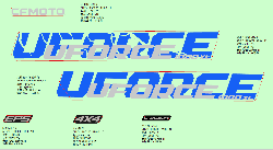 F19‑2-B DECAL KITS (TWILIGHT BLUE)