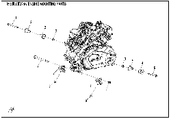 F00-1 ENGINE MOUNTING PARTS