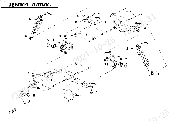 F05 FRONT SUSPENSION