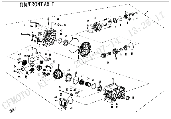 F31 FRONT AXLE