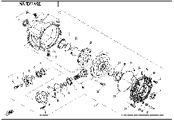 F33‑B REAR AXLE (NO DIFFERENTIAL)