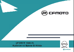 F38‑C OWNER'S MANUAL (Turkish)