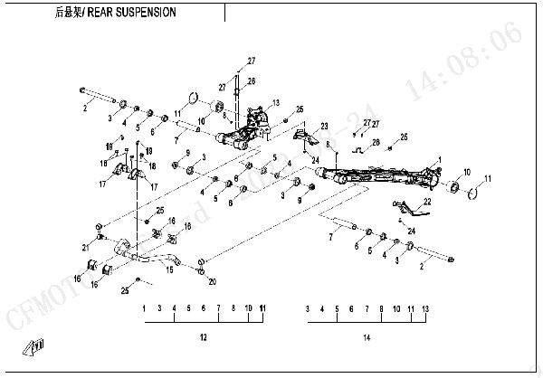 F06‑1 REAR SUSPENSION