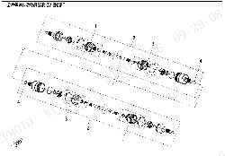 F28‑A REAR CV SHAFT