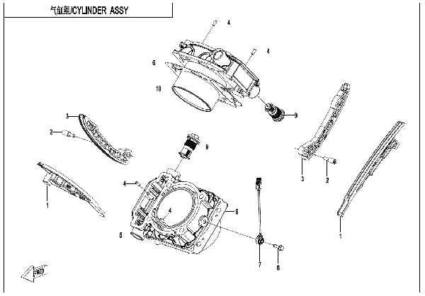 E02‑3-V1 CYLINDER BODY