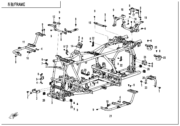 F03‑V4 FRAME