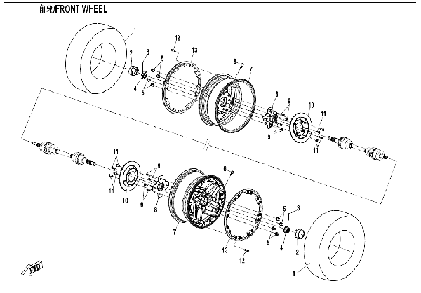 F07 FRONT WHEEL