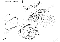 E01-3 CVT CASE ASSY
